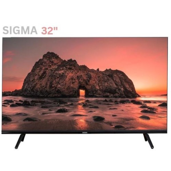 Sigma 32" FHD Digital Frameless Satellite TV + Free Wall Mount Bracket